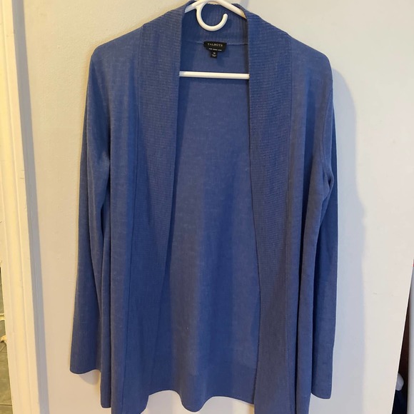 Talbots Sweaters - Talbots Cardigan  Sweater100% merino wool  Blue  size M